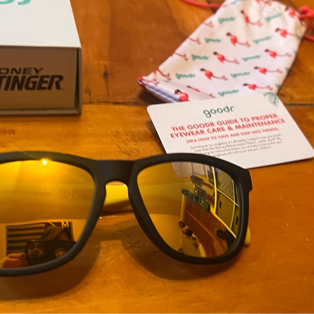 Limited Edition Honey Stinger Goodr Sunglasses